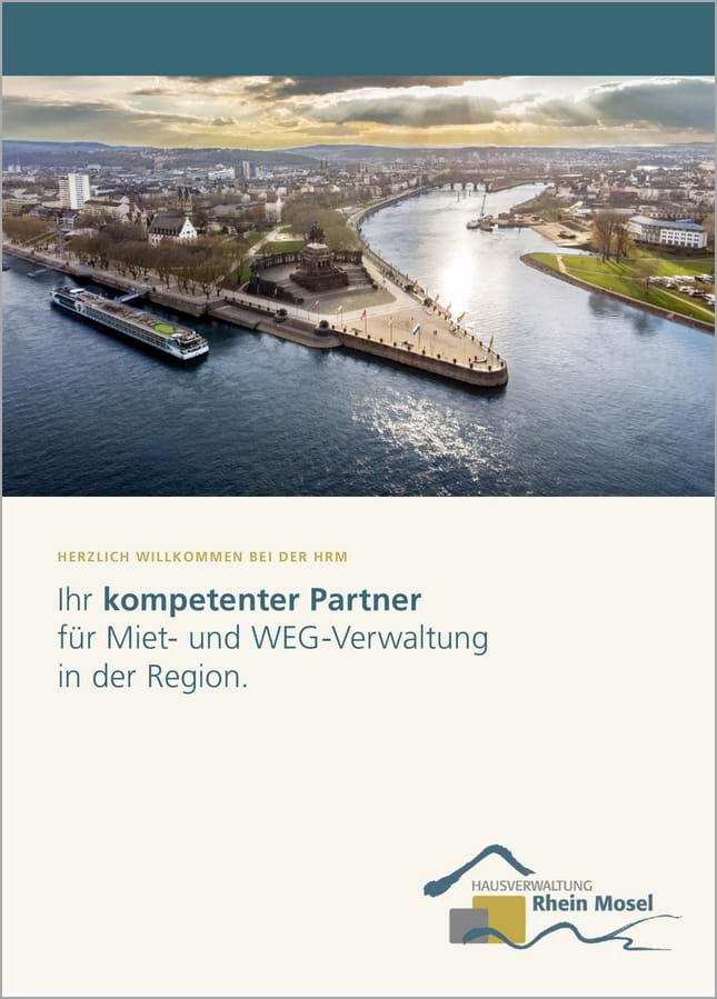 Broschüre der HRM Hausverwaltung Rhein-Mosel