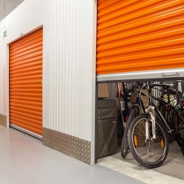 Storage im Schängel-Center Koblenz: Lagerraum mit Fahrrädern