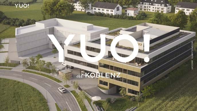 Foto Außenansicht des YUO Your Urban Office (Visualisierung)